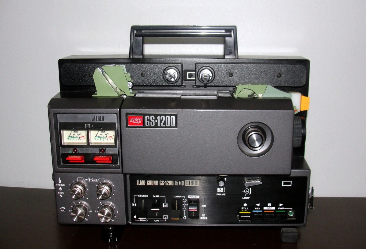 ★値下げ！ELMO GS 1200 STEREO SOUND PROJECTOR ELMO STEREO SOUND GS-1200 M &O SUPER 8 MOVIE PROJECTOR