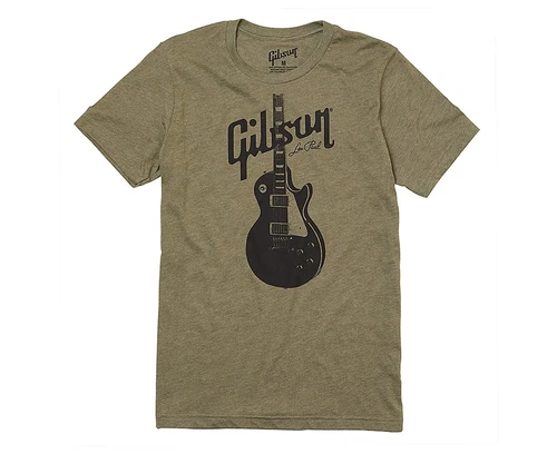 Gibson Les Paul T-Shirt in Olive 3XL
