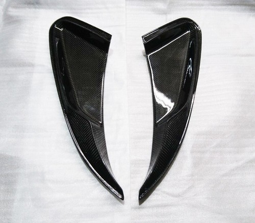 Fit for 06-12 Porsche 987 Cayman Side Air Scoop Vents w/o letters Carbon Fiber - Picture 4 of 7