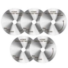 5Pcs HSS Saw Blade for Mini High Speed Miter Cut Off Saw Chop Saw Circular Disc
