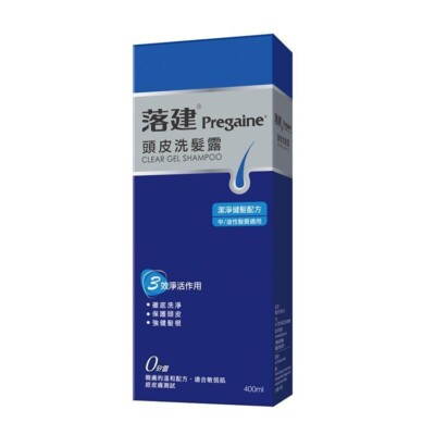 PREGAINE NORMAL/OILY HAIR APPLY CLEAR GEL SHAMPOO 400ML MEN/WOMEN 落建 HAIR LOSS