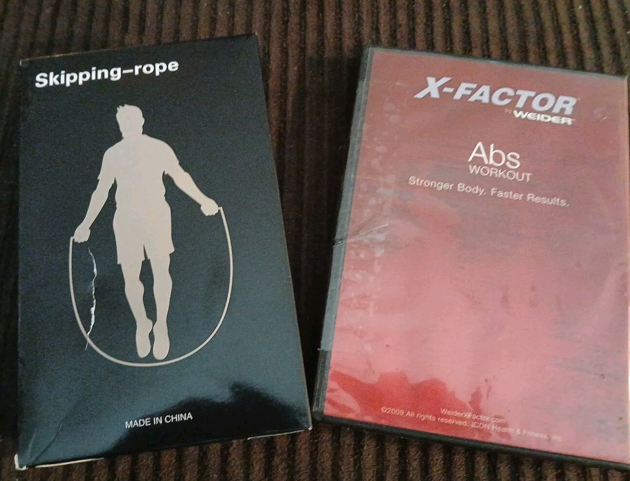  1 Workout ( ABS) Video By X- FACTOR!  WEIDER His And Hers. Skipping Rope