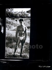 1960s VintageTAMOTSU YATO Asian Semi Nude Male Japanese Physique Photo Art 16x20