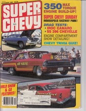 Super Chevy Magazine December 1985 Camaro Chevelle Rat Hot Rod Mag / h4
