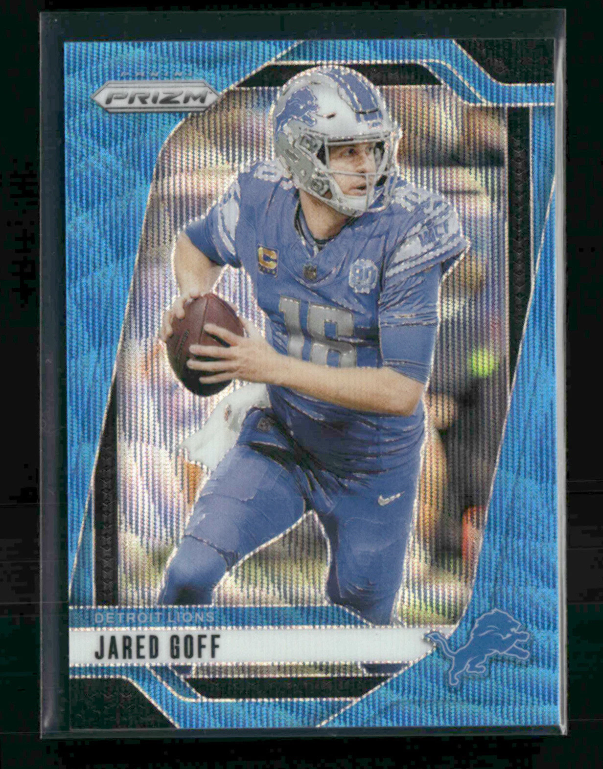 Jared Goff 2024 Panini Prizm Football Blue Wave Prizm 146/230 Lions