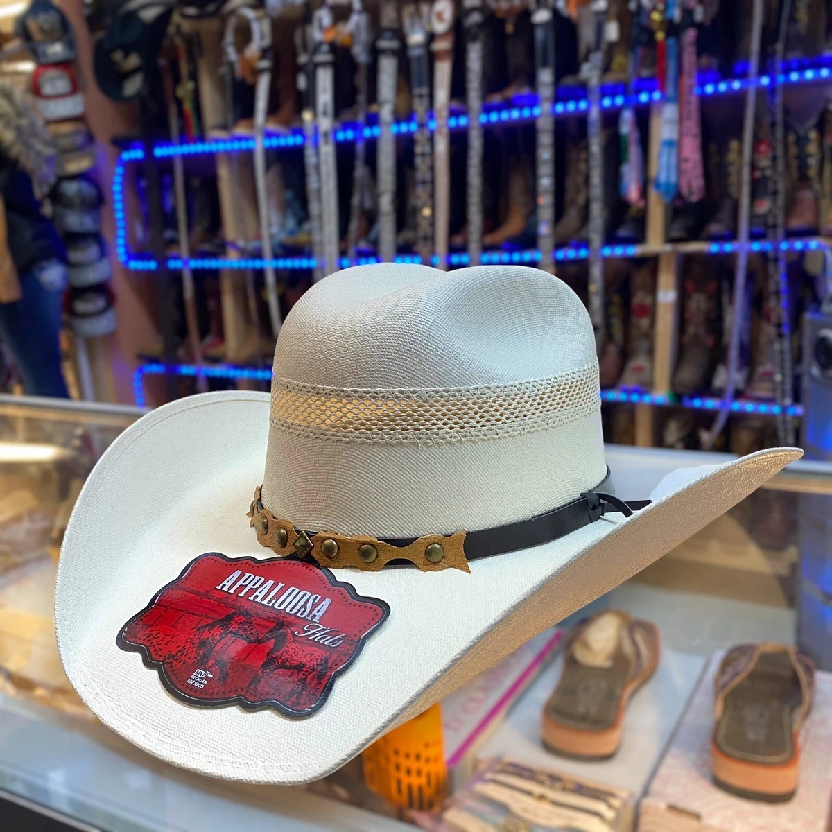 Men s White Western Cowboy Hat. Sombrero Vaquero De Hombre Blanco