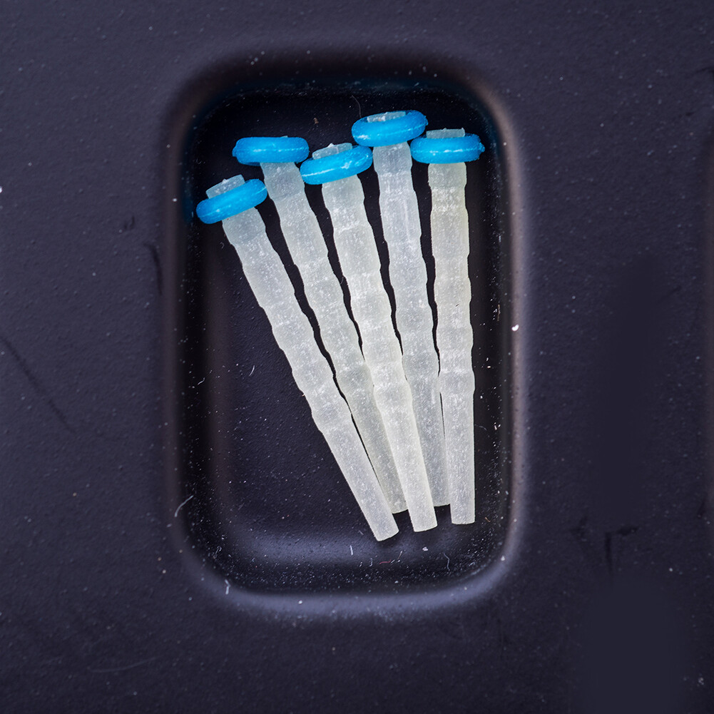20Pcs Dental Endodontic Endo Root Canal Quartz Fiber Post 4 Size + 4