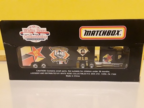 Camión diecast Pittsburgh Pirates 1994 65o Juego de Estrellas caja de cerillas blanco rosa - Imagen 3 de 5