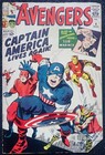 New ListingAvengers #4 ๐ 1st Captain America in Silver Age ๐ 1964 Thor Hulk Iron Man