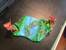 Britains 1971 Friar Tuck and Little John with Plastic River WE COMBINE SHIPPING