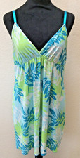 Vintage Secret Treasures Women's M Tropical Floral Shart Nightie