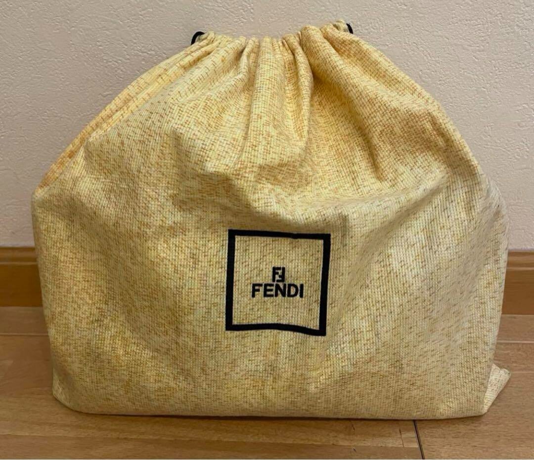 Fendi Zucchino Canvas Leather One Shoulder Mamma Baguette Fendi Zucchino Canvas Leather One Shoulder Mamma Baguette