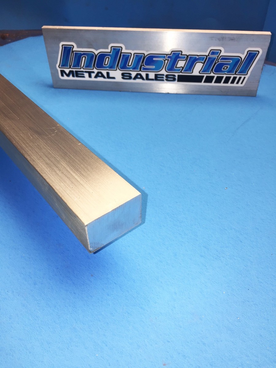 Flat Bar Astm B221 Barra Piatta In Alluminio 6061 T6511 - Dimensioni 1" X 1-1/2" X 12" - Finitura Da Mulino, Tracciabile Tonno 1 Kg