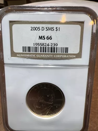 2005 - P SMS NGC MS66 SACAGAWEA DOLLAR!!
