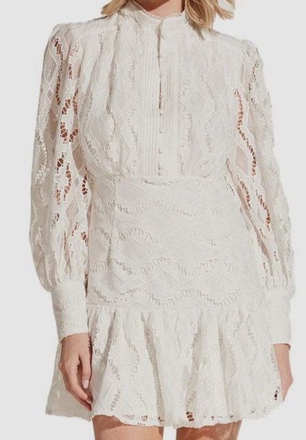 Bardot Womens Ivory Remy Balloon-Sleeve 