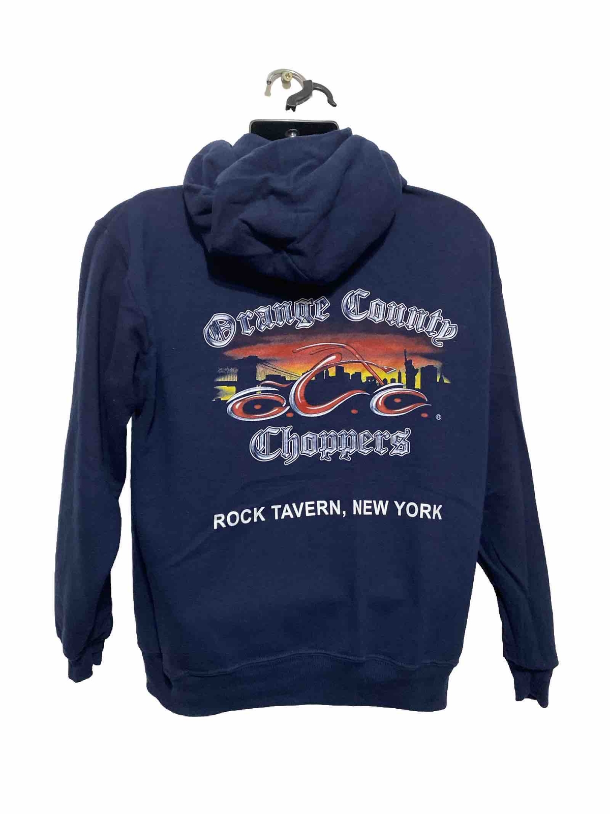 Orange County Choppers Navy Blue Rock Tavern New York Hoodie Size L eBay