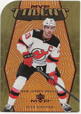 2023-24 Upper Deck MVP Talent Nico Hischier /250 Colors & Contours #MT-46