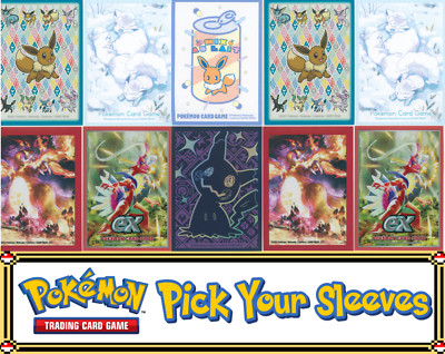 Pokemon Individual Card Sleeves for TCG Singles YOU CHOOSE