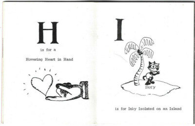 A is for Apple-Biting Alligators by  Bea Nettles 1974 rare artist book of whimsy