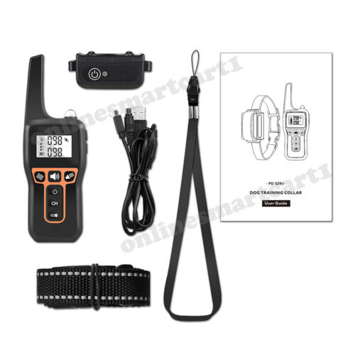 Wireless Dog Waterproof Vibration Sound Training Rechargeable Remote and Collar - Picture 6 of 14