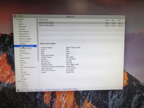 Apple MacPro A1481 Late 2013 Xeon E5-1650v2 3.50GHz 32GB RAM 256GB SSD, C4*446 - Picture 7 of 7
