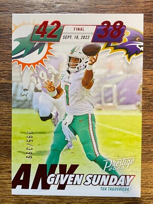 2023 PRESTIGE ANY GIVEN SUNDAY XTRA POINTS Red #AGS-2 TUA TAGOVAILOA #395/399