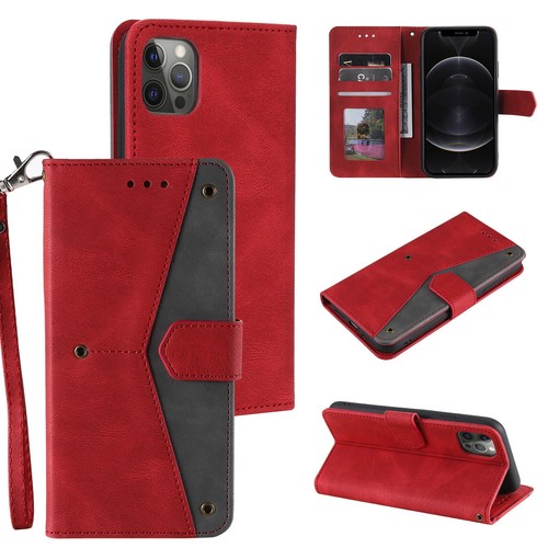 Wallet case for iPhone 15 14 13 12 Pro 11 phone cover Black Green Blue Red - Picture 6 of 6