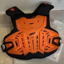 Leatt Youth 2.5 Chest Protector for kids 58 to 62.5 inches- L/XL Orange/Blk