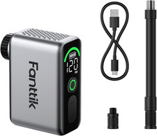 X10 Ace Tiny Electric Bike Pump, 120PSI, 22S Inflate, Auto Stop