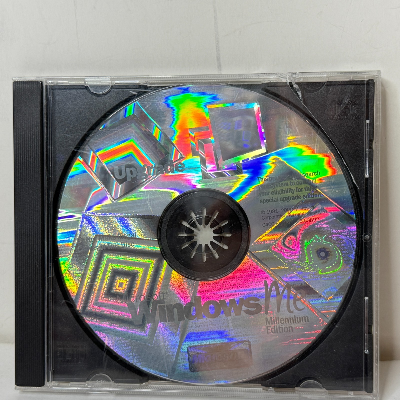 Microsoft Windows Me Millennium Edition Upgrade w/Key [VG] Software CD-ROM PC