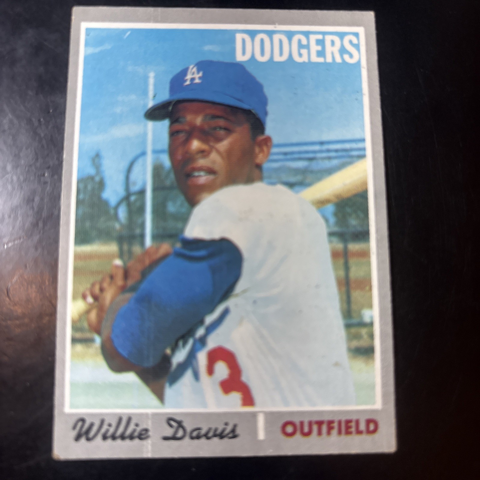 1970 Topps #390 Willie Davis LA Dodgers