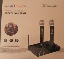 Digitnow Portable UHF Wireless Microphone Mixer