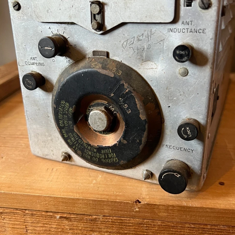 Sintonizador de antena eléctrica occidental Signal Corps BC-457-A radio militar Segunda Guerra Mundial sin probar Foto 2 de 4