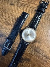 Vintage Timex Electric Men’s Watch - Rare Back Set Rear Crown Running Great