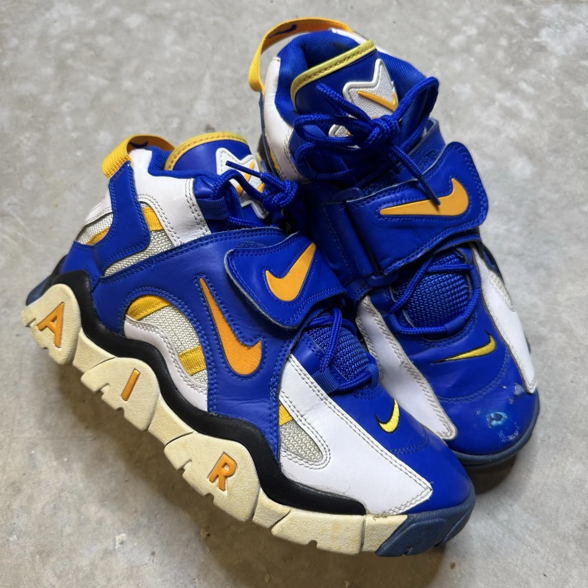 Nike Air Barrage Mid Navy | eBay