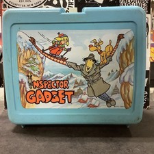 Fiambrera/termos de plástico Inspector Gadget 1983 de colección (ver descripción/fotos)