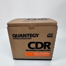  NEW Quantegy Gold Professional CDR-80SPW Blank Discs CDR-80 Box of 10 
