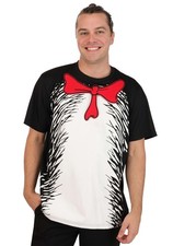 Adult Dr. Seuss Cat in the Hat Costume Shirt Kit