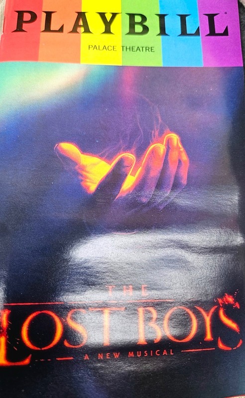 Lost Boys 6/26 playbill.