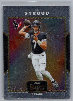C.J. Stroud 2024 Panini Select Footbal #2 Score Throwback Houston Texans NFL
