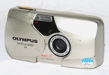 Olympus Stylus Epic DLX 35mm Camera 35mm f2.8 Lens Silver - TESTED