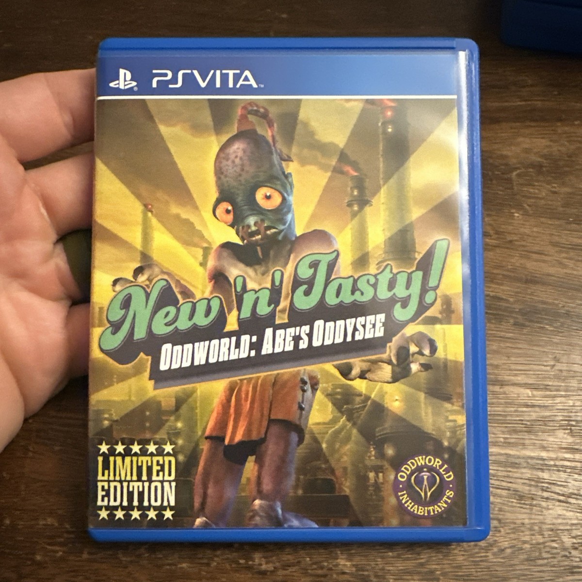 Oddworld Psvita オッドワールド　Abe Oddworld Abe's Oddysee New N Tasty Playstation Vita Brand NEW