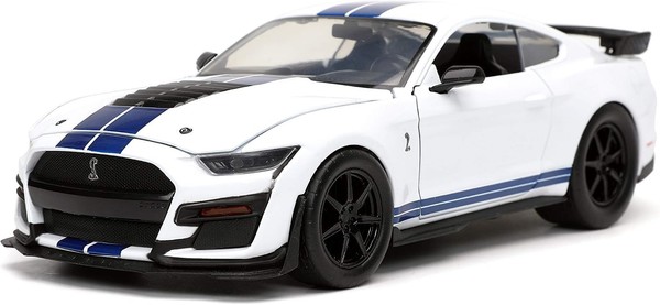 Jada 2020 Ford Mustang Shelby GT500 White 1:24 32663 NEW Diecast Metal Model-image