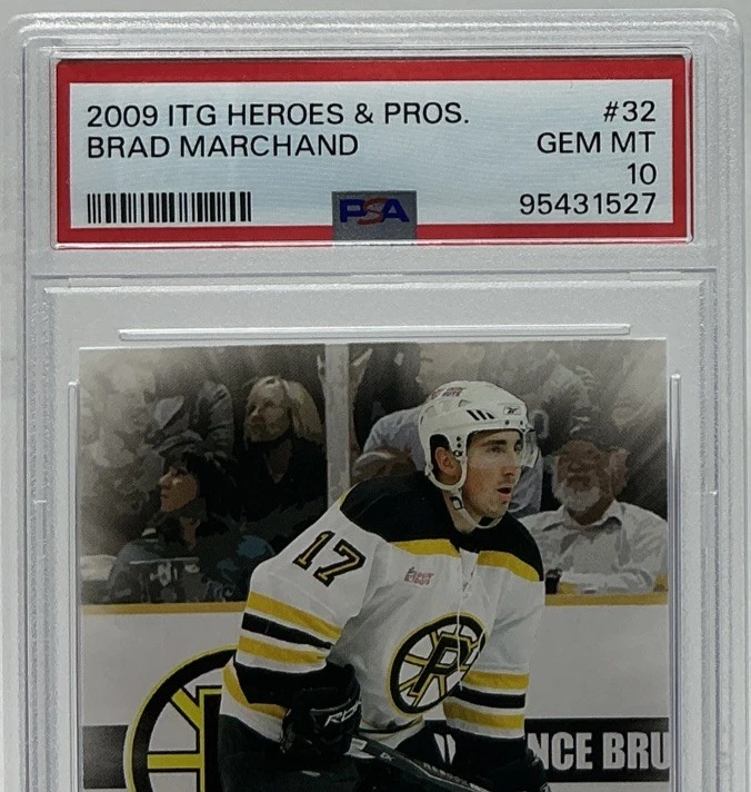 Brad Marchand Rookie PSA 10 - 2009 ITG ‘Heroes And Prospects’ - Bruins, Panthers - Image 2 of 4