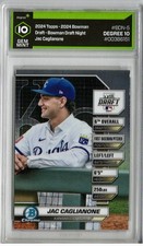 Jac Caglianone GRADED 10  Bowman Draft Bowman Draft Night #BDN-5 RARE! FREE SHIP