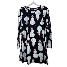 NWOT Women's Snowman Winter Holiday Nightgown Pajamas XL