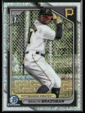 2024 Bowman Chrome #BCP-224 Bralyn Brazoban Prospects Mojo Refractors