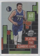 2022 Panini Contenders Optic Playing the Numbers Game Luka Doncic Dončić #3 12yh