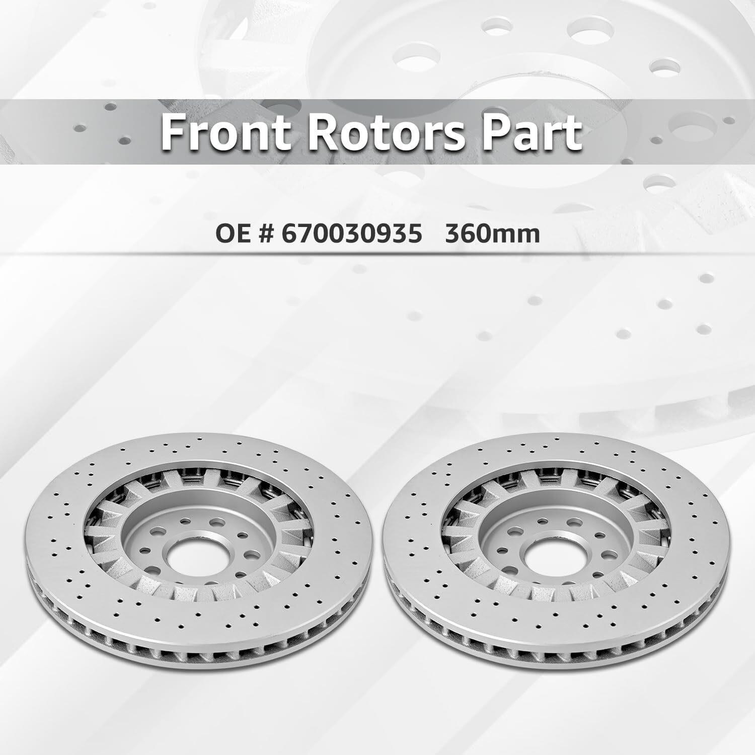 Maserati Ghibli 2014-2016 FRONT Brake disc