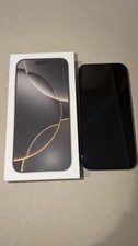 Apple iPhone 16 Pro Max - 256GB Titan Natur, ohne Simlock, 100% Akku Kapazität